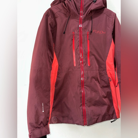 Flylow Avery Jacket - Women’s, Tawny/Hibiscus color, size small style #5360-1900 - Picture 2 of 13